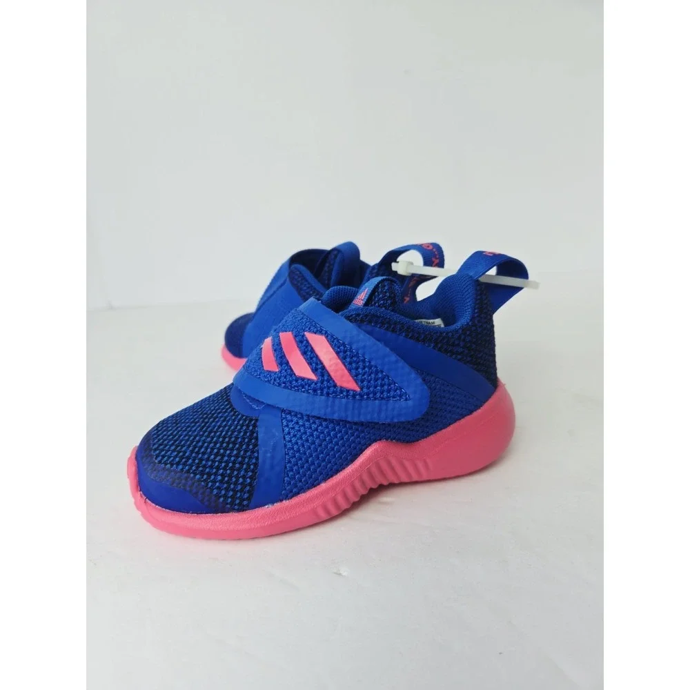 Adidas Kid's Ready‎ Steady Girl Walking Shoe blue Pink 6K US Toddler NWOT